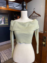 Wild Fable Cowlneck Ribbed Midi Sweater (S)