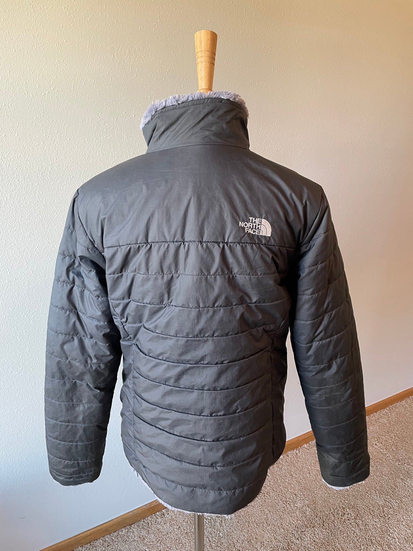 The North Face Reversible Fleece Puffer Jacket (YL)
