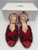 Cabi Siren Red Leopard Print Heels (9M)