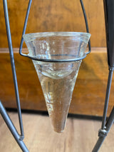 Tiered Iron Cone-Shaped Votive/Tealight Holder