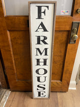 Vertical Farmhouse Sign