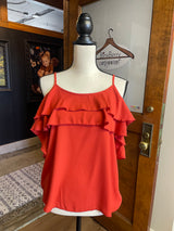 Moa & Moa Ruffle Tank (S)