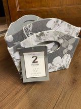 Sheffield Home Fabric Lined Storage Bins 2pc Set