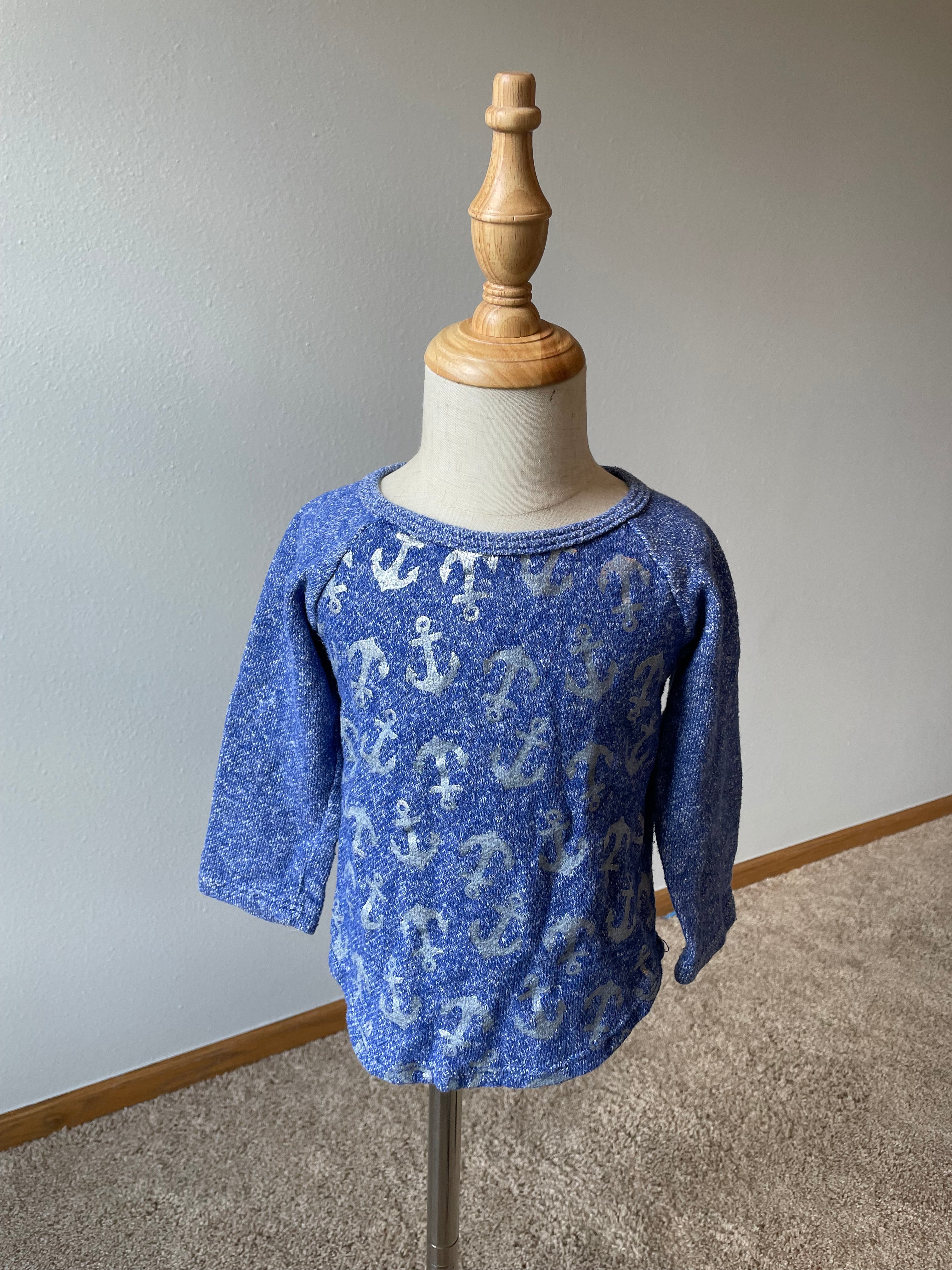 Lily Bleu Anchor Top (24mo) - BinxBerry Consignment