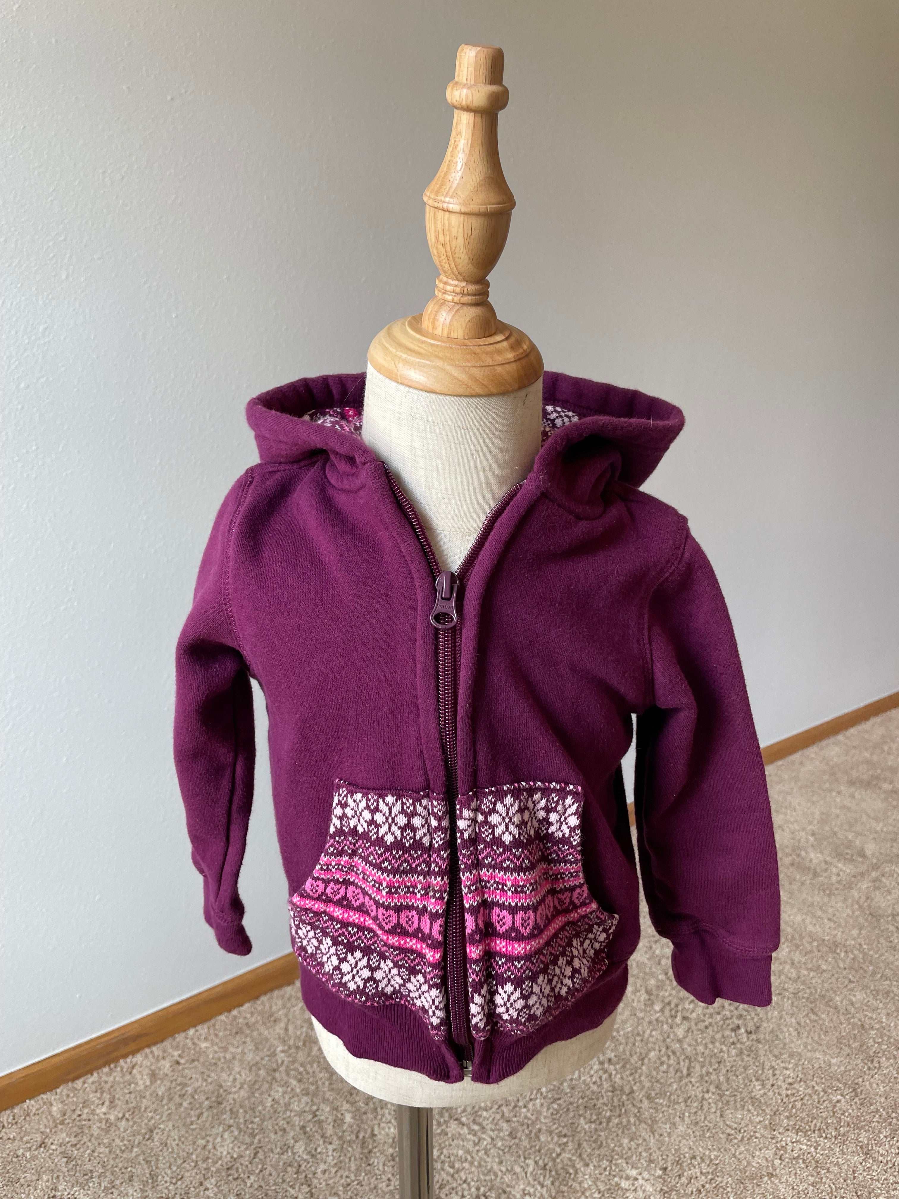 Faded Glory Hoodie (24mo) - BinxBerry Consignment