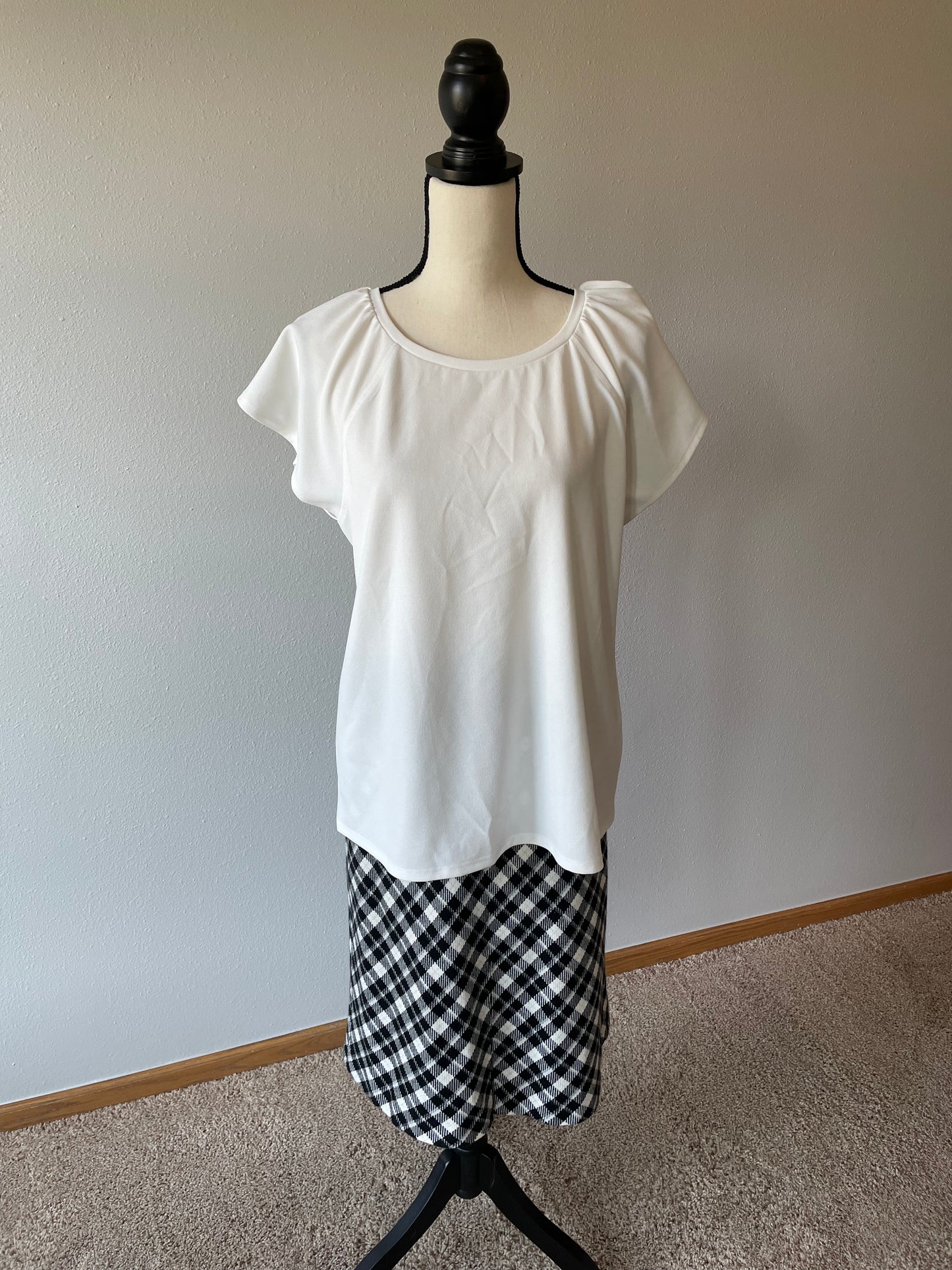 Merona Checkered Skirt (10)