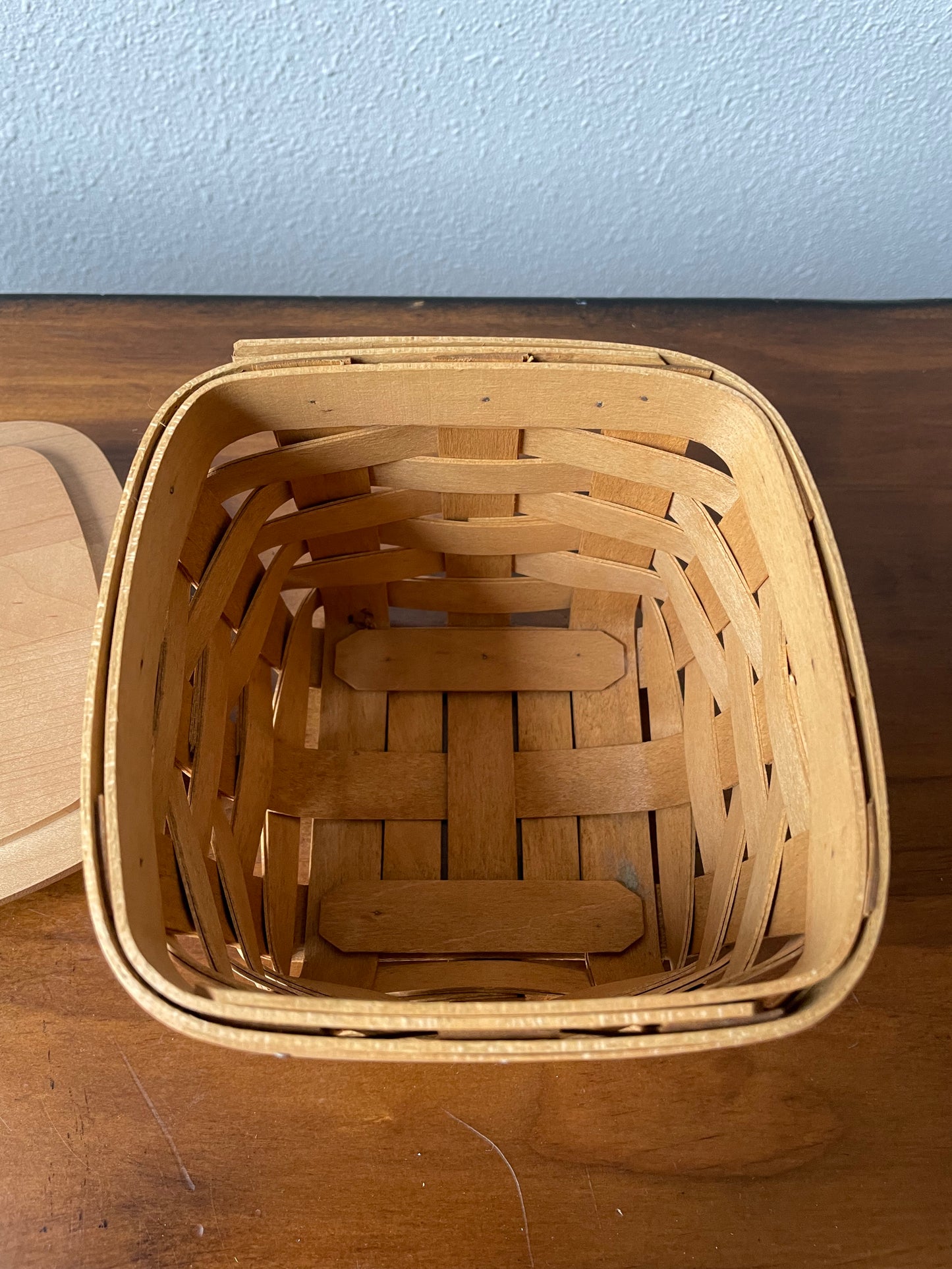 Longaberger Teaspoon Basket & Lid