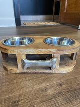 Dog Food & Water Station