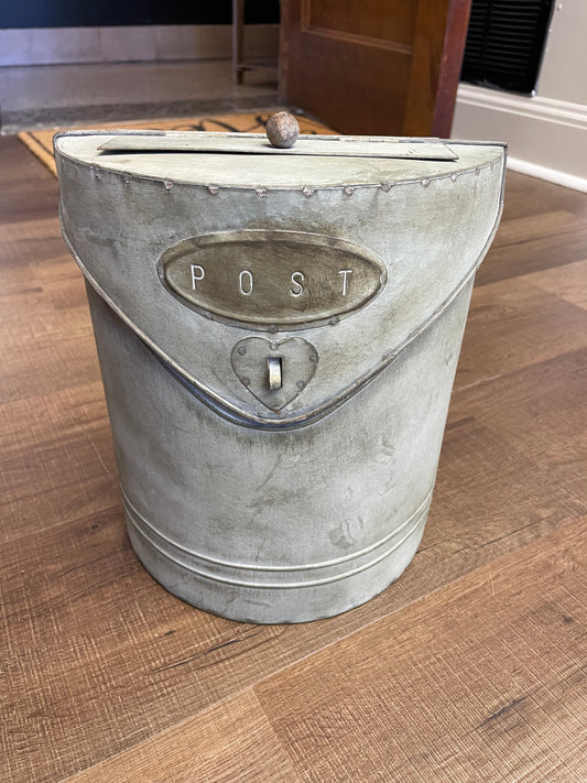 Vintage Tin Post Box