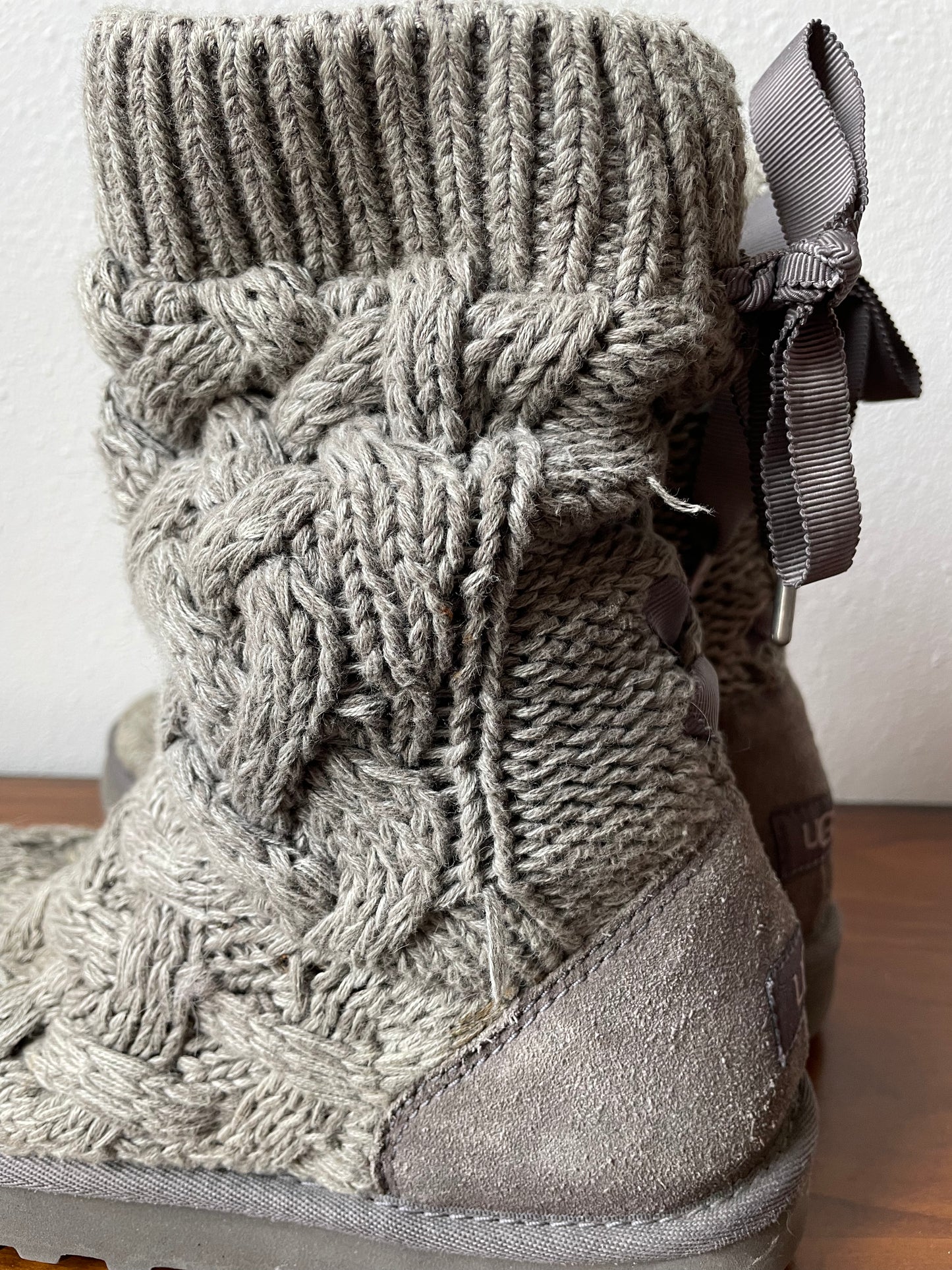 UGG Woven Boots with Tie Lace (8)