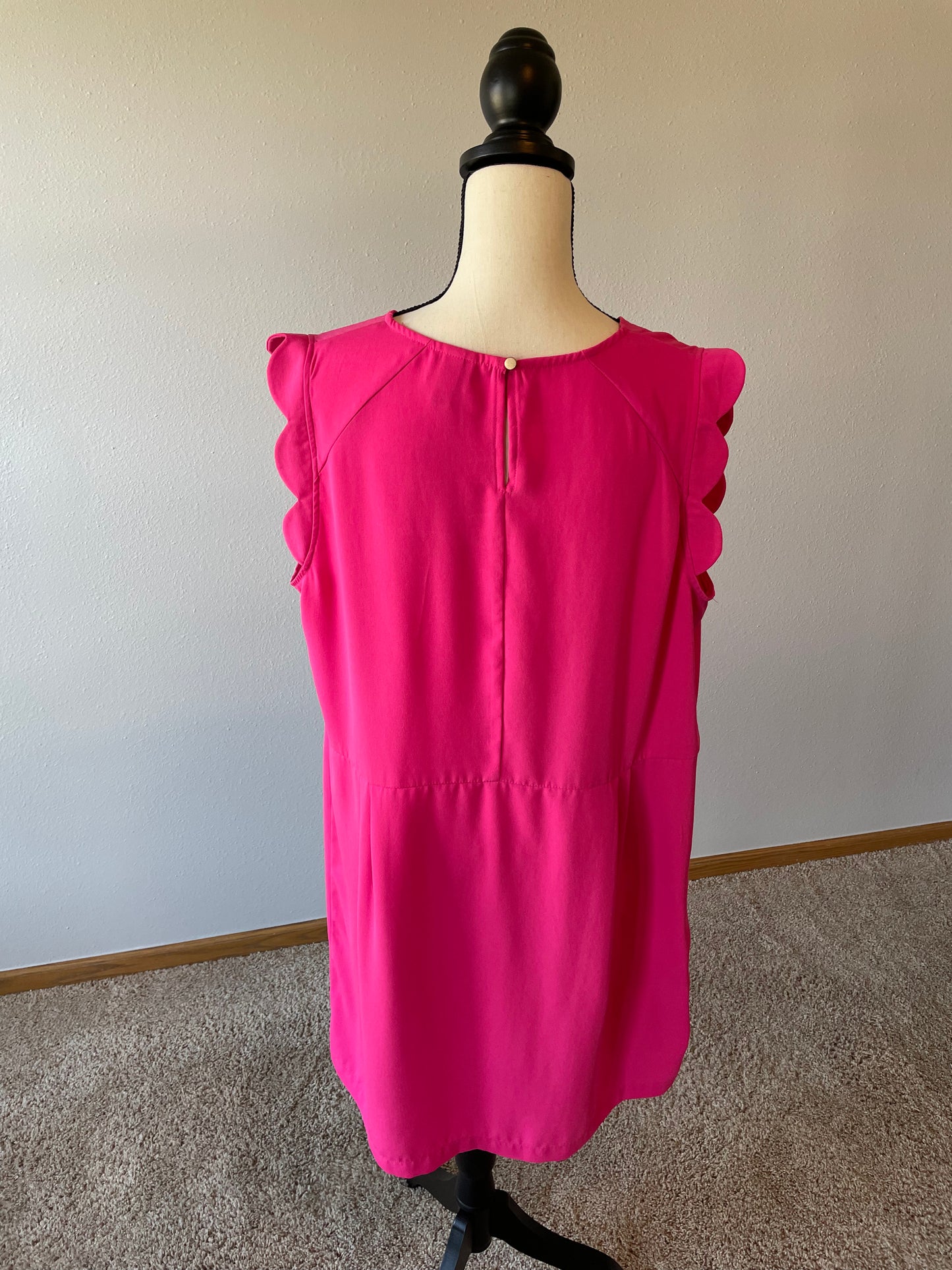 Bright Pink Cocktail Dress (XXL)