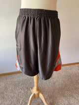 Gray and Orange Athletic Shorts (XXL) - BinxBerry Consignment
