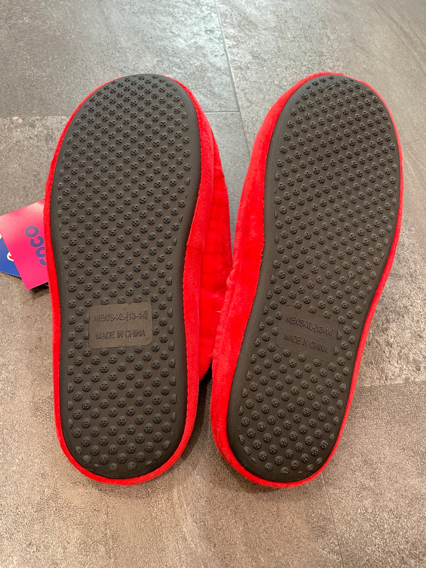 Chicago Bulls Men's Plush Slippers (XL)