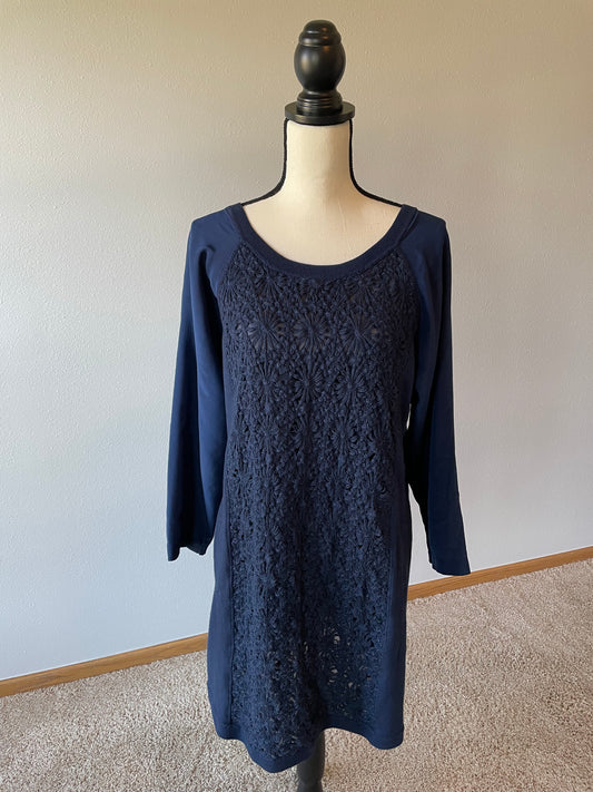 Cluny Knit Panel Dress (XL)