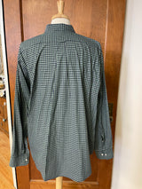 IZOD Long Sleeved Plaid Button Down (XXL)