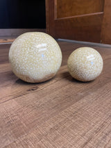 Set of Painted Clay Globes