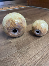 Set of Painted Clay Globes