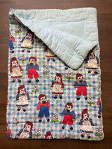 Vintage Raggedy Ann & Andy Toddler Sleeping Bag