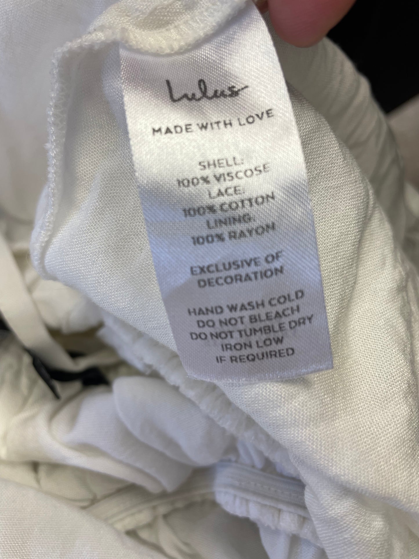 Lulus White Summer Dress (S)