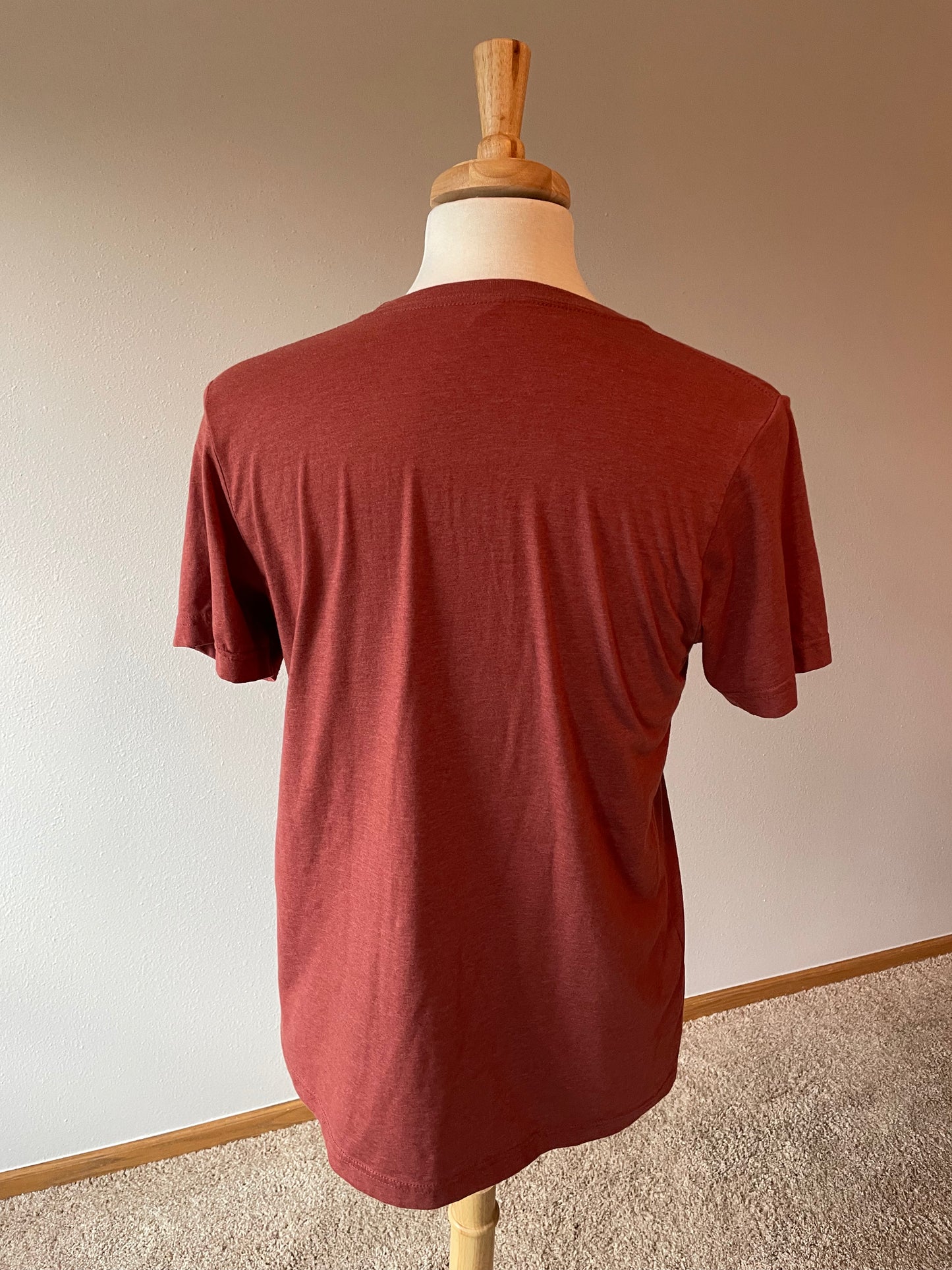 Canvas T-Shirt with Graphic Design (L)
