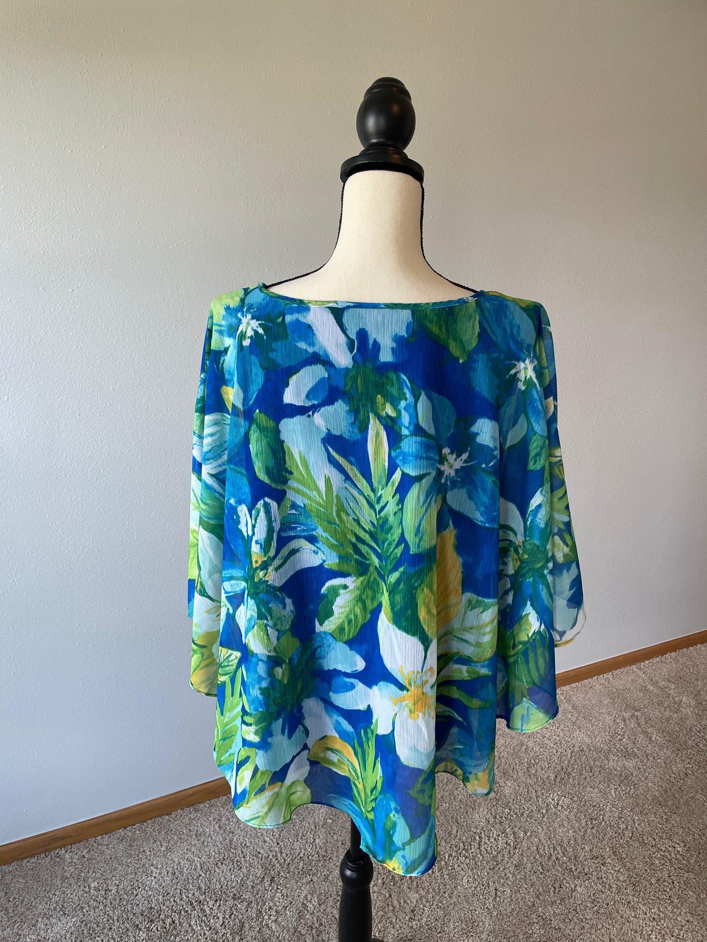 Alfred Dunner Floral Dress Top (24W)