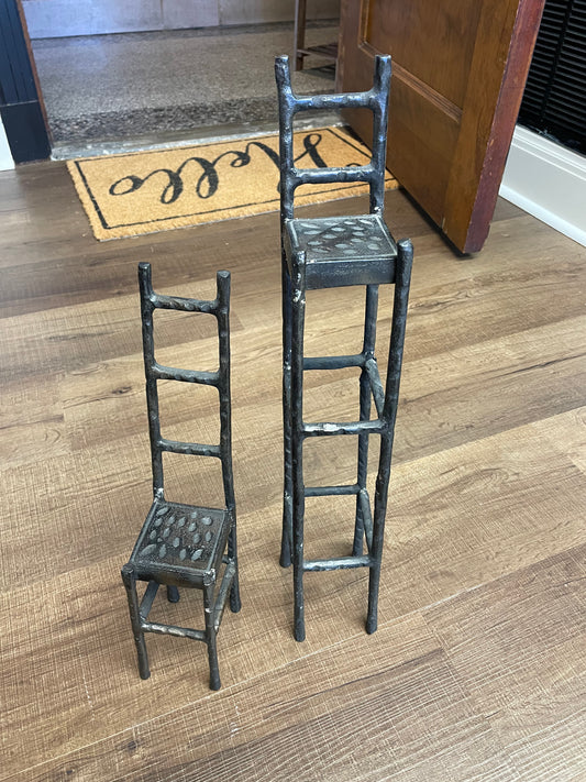 Set of Mini Iron Chairs