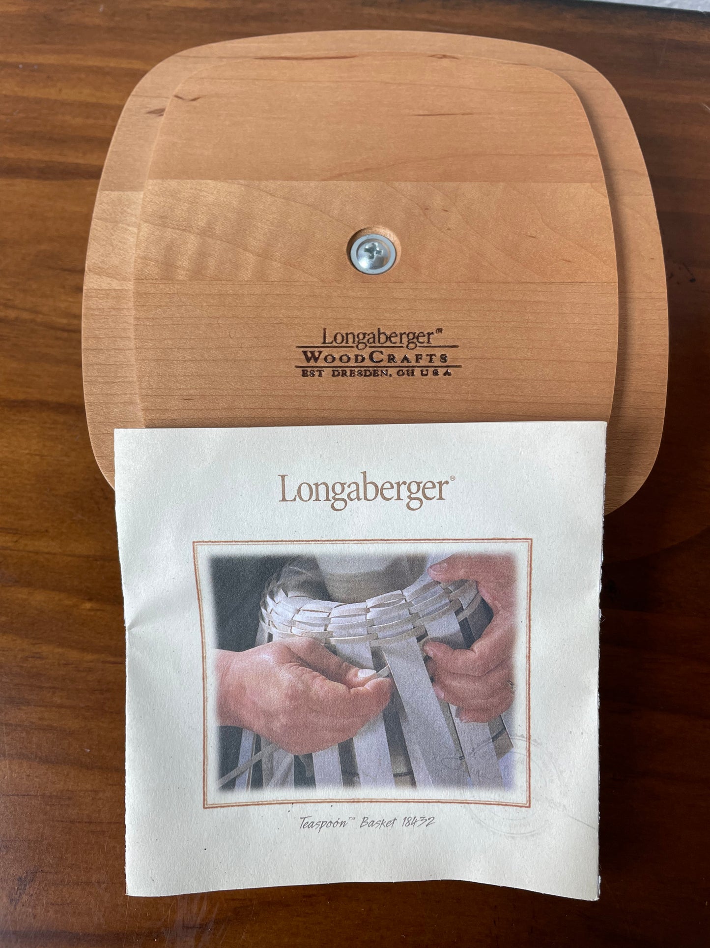 Longaberger Teaspoon Basket & Lid