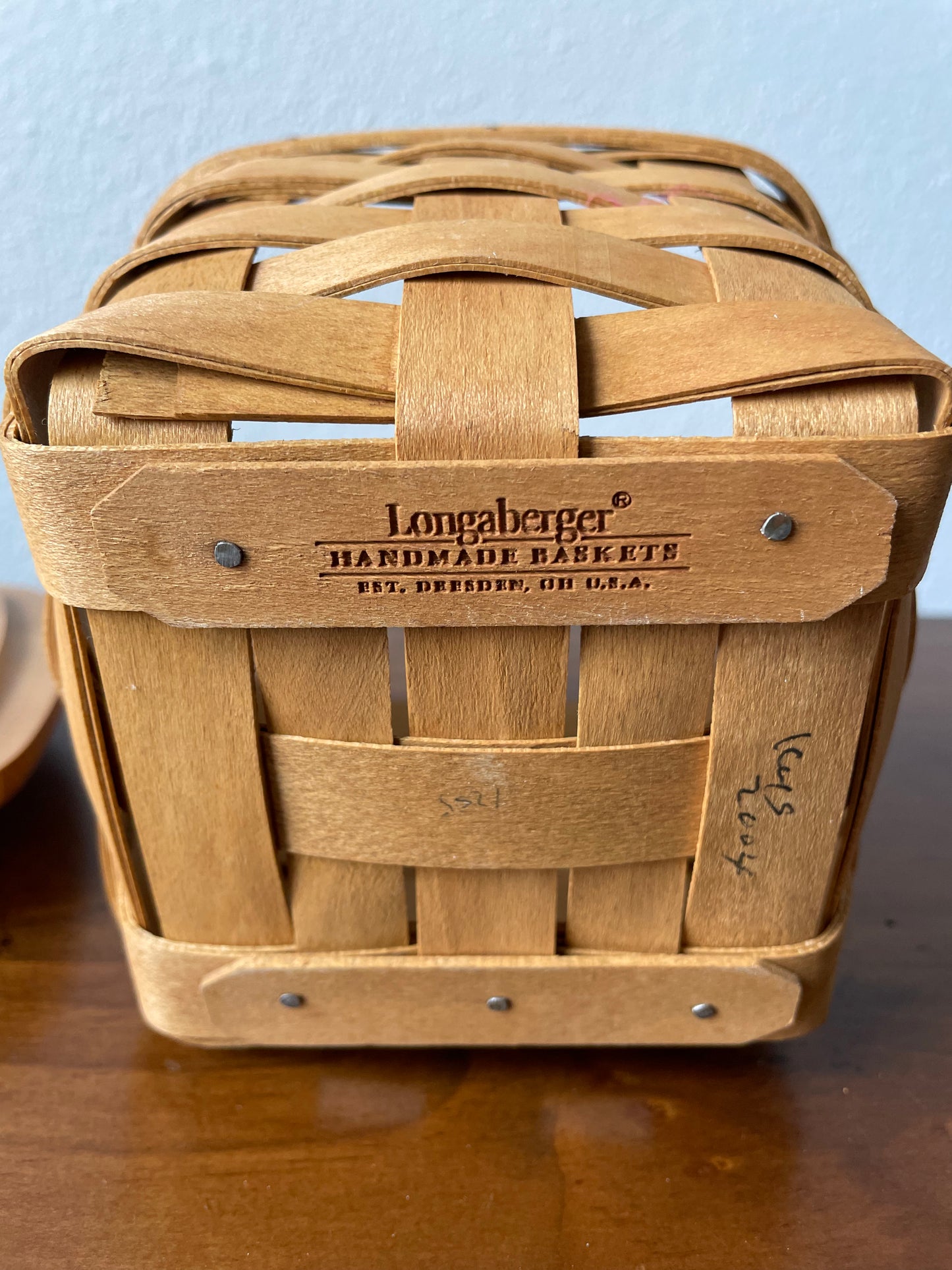 Longaberger Teaspoon Basket & Lid