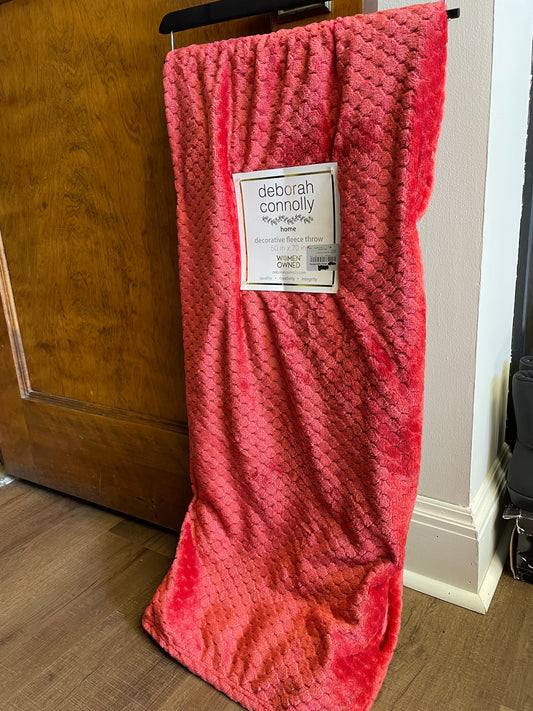 Deborah Connolly Decorative Fleece Throw