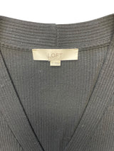 Loft Ribbed Button Closure Women's Duster Sweater (S)
