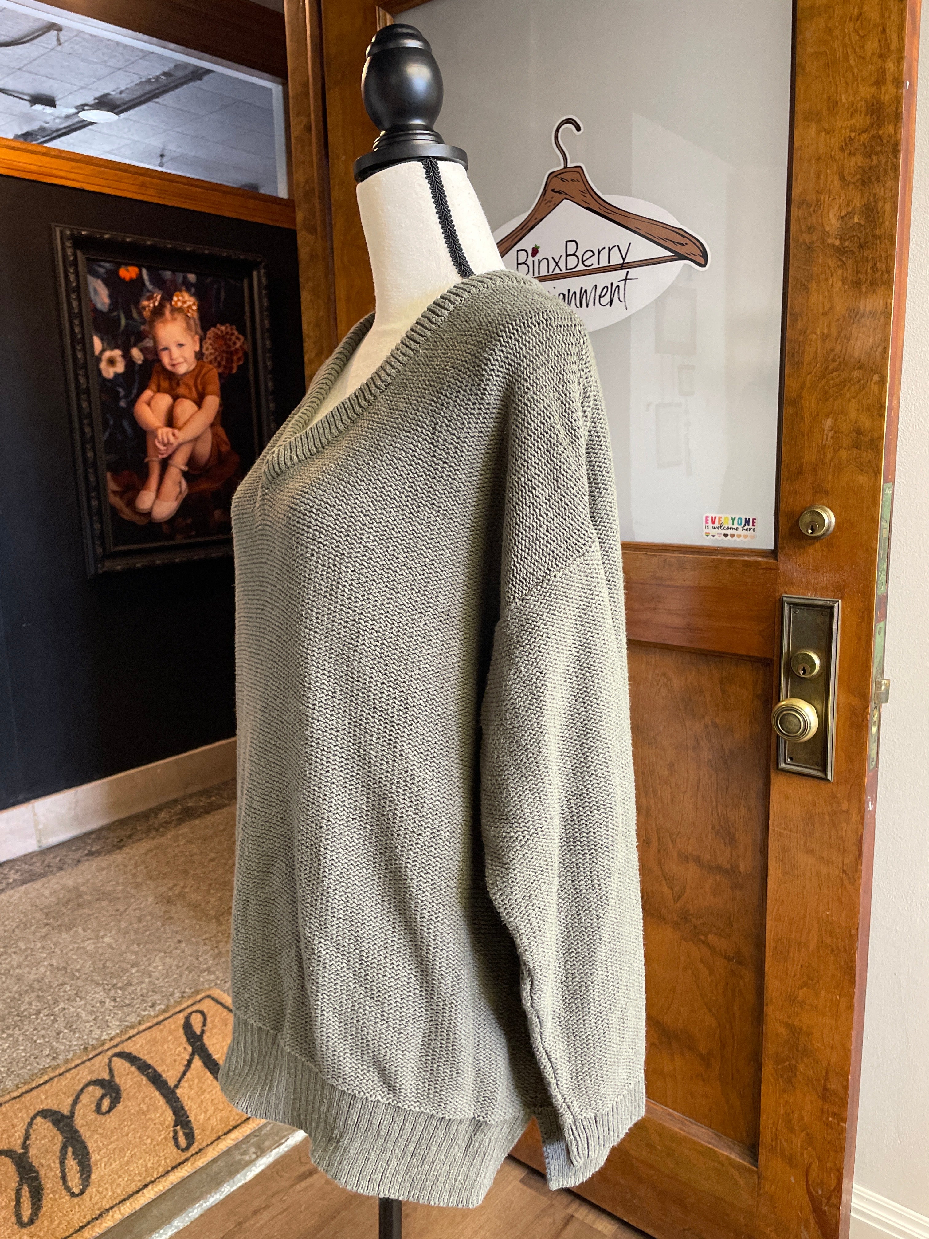 Encore by Idina Menzel Women's Knit Sweater (1X)