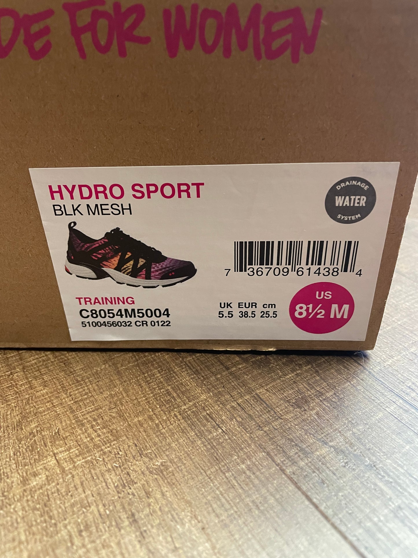Ryka Women's Hydro Sport Training Shoe (8.5M)