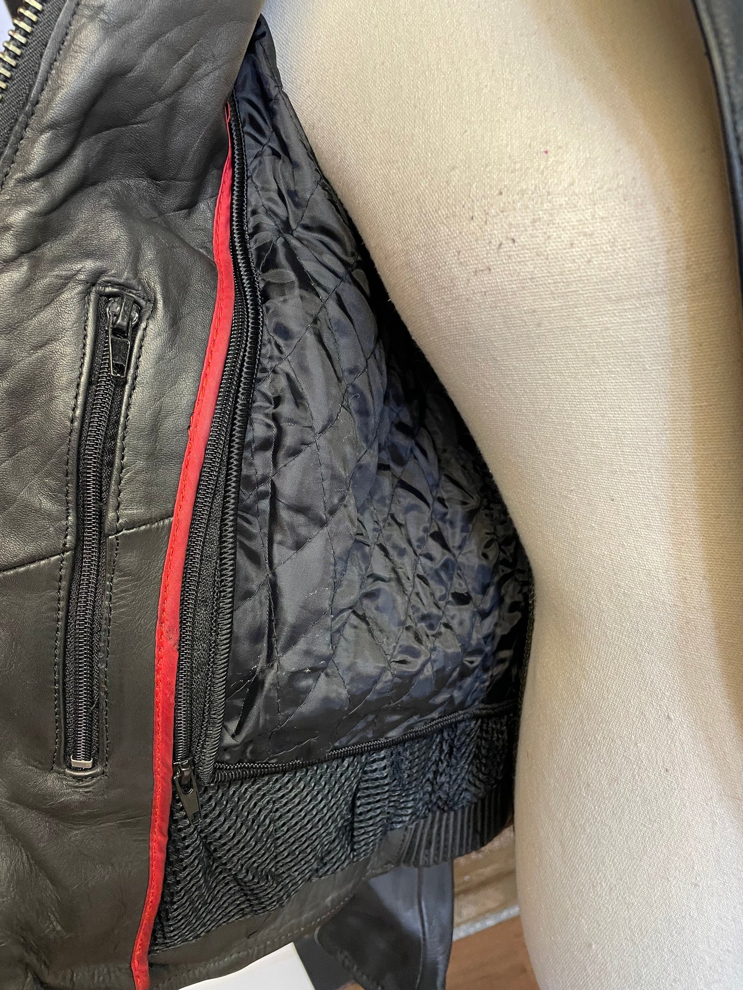 Milwaukee Women's Leather Motorcycle Jacket (M)