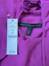 WHBM NWT Halter Tank with Sheer V-Neck Panel (S)
