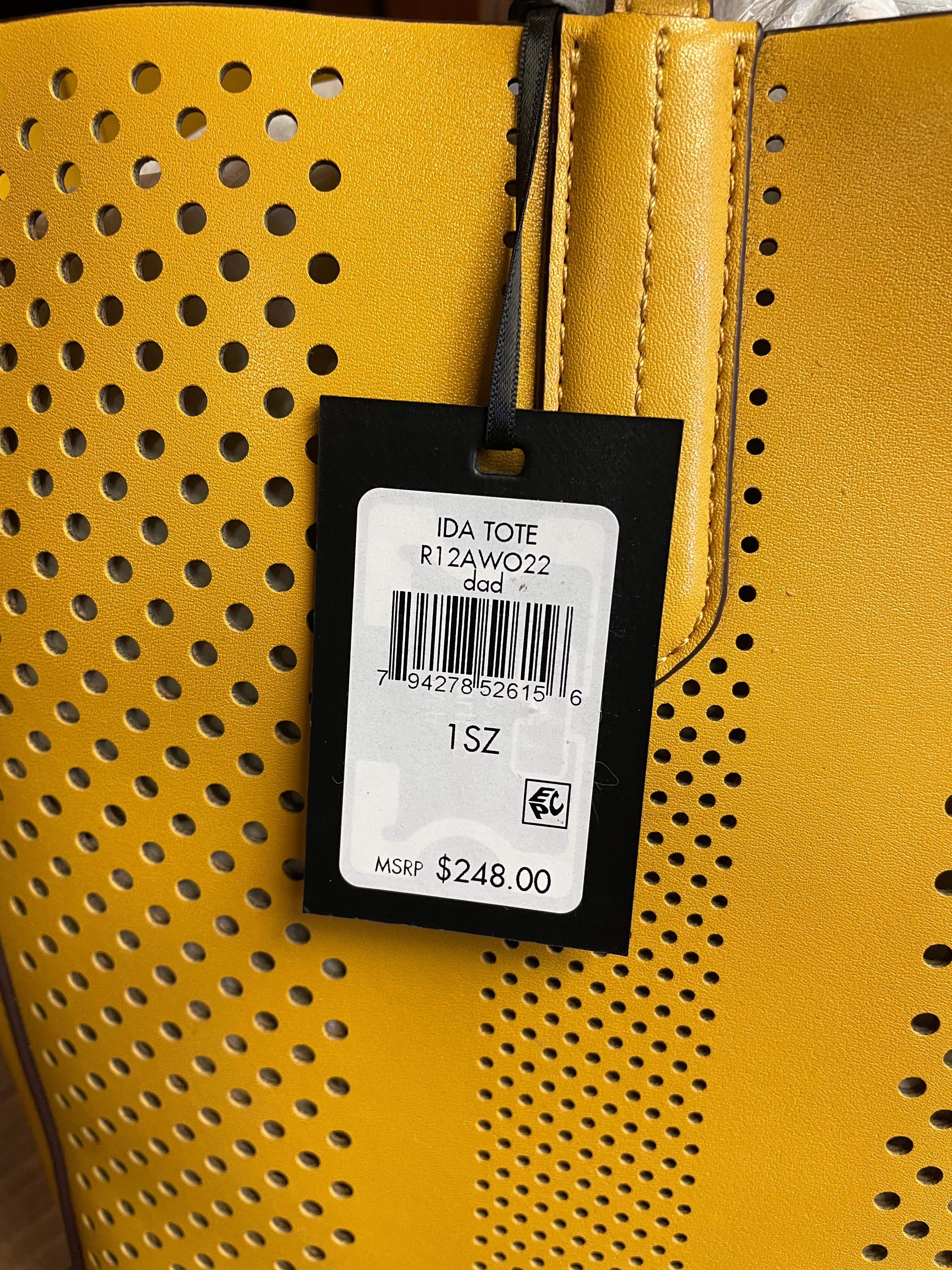 DKNY Ida Leather Tote & Matching Wristlet Wallet