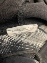 Chic Soul Plaid Hooded Flannel Top (3X)