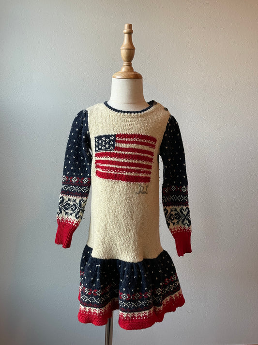 Vintage Ralph Lauren Sweater Dress (4T)