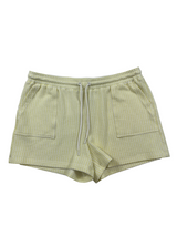 Lou & Grey Elastic Drawstring Waist Textured Shorts (XL)