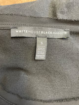 WHBM Twist Front Black Top (S)