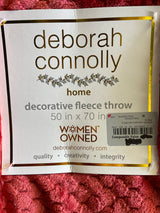 Deborah Connolly Decorative Fleece Throw