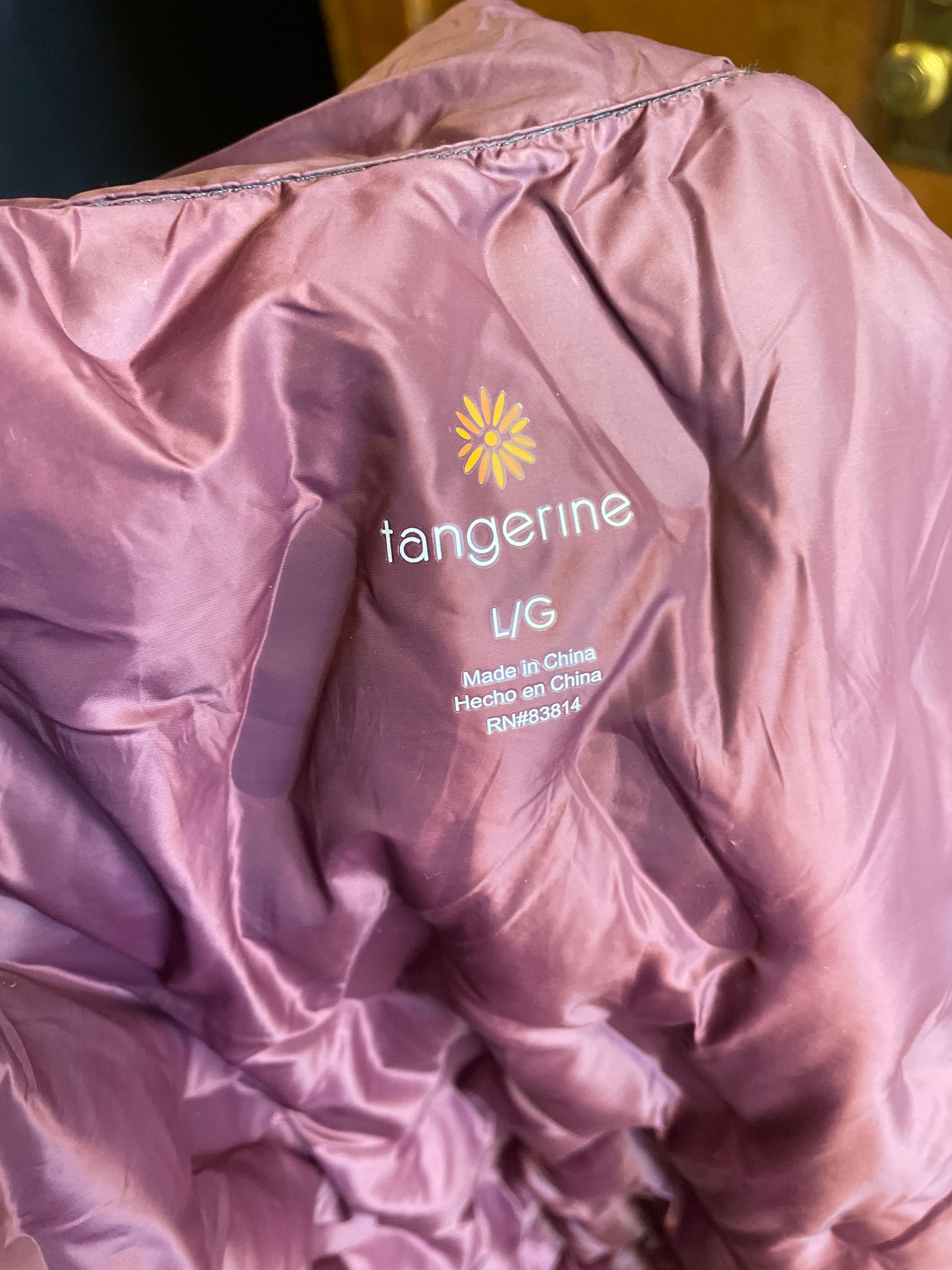 Tangerine Women's Puffer Vest (L)