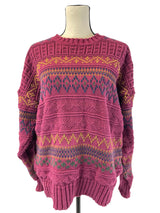 Vtg GAP Women's Oversized Knit Sweater (L) - BinxBerry Consignment