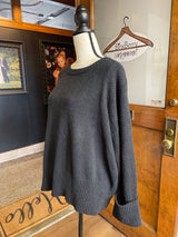 Prinbara Women's Cozy Cuffed Sweater (XL)