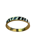 Kate Spade Black And White Hinged Bracelet