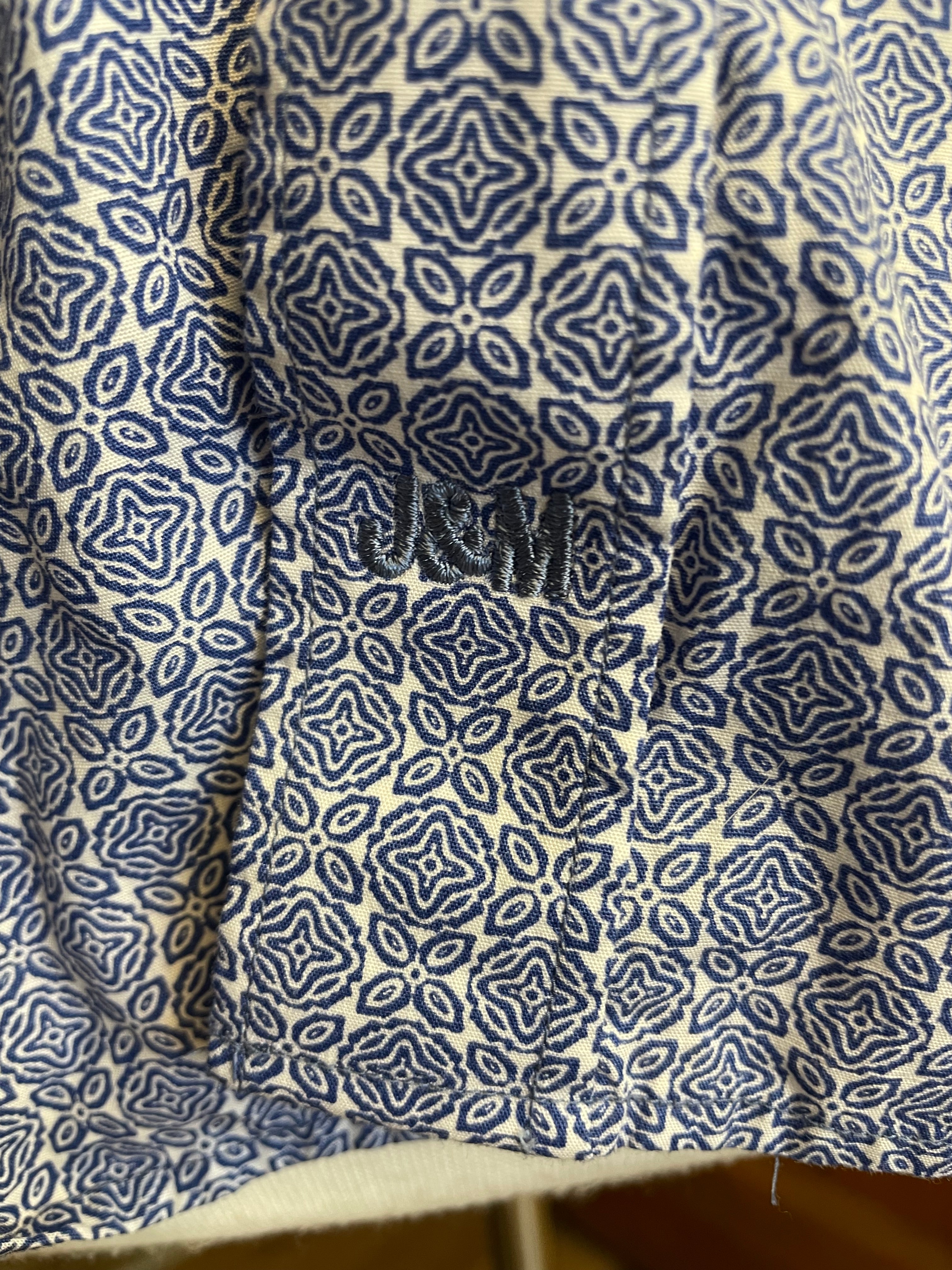 Johnston & Murphy Men's Short Sleeved Button Down (L)