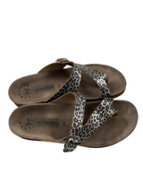 Mephisto Helen Women's Leopard Print Leather Comfort Thong (EU 41) - BinxBerry Consignment