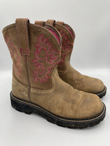 Ariat Women's Fat Baby Brown Bomber Western Boots (7.5B)