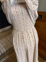 Japna Light Pink Floral Sleeveless Jumpsuit (M)