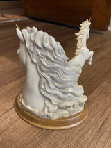Bradford Exchange "Magic Of Love" Unicorn Figurine