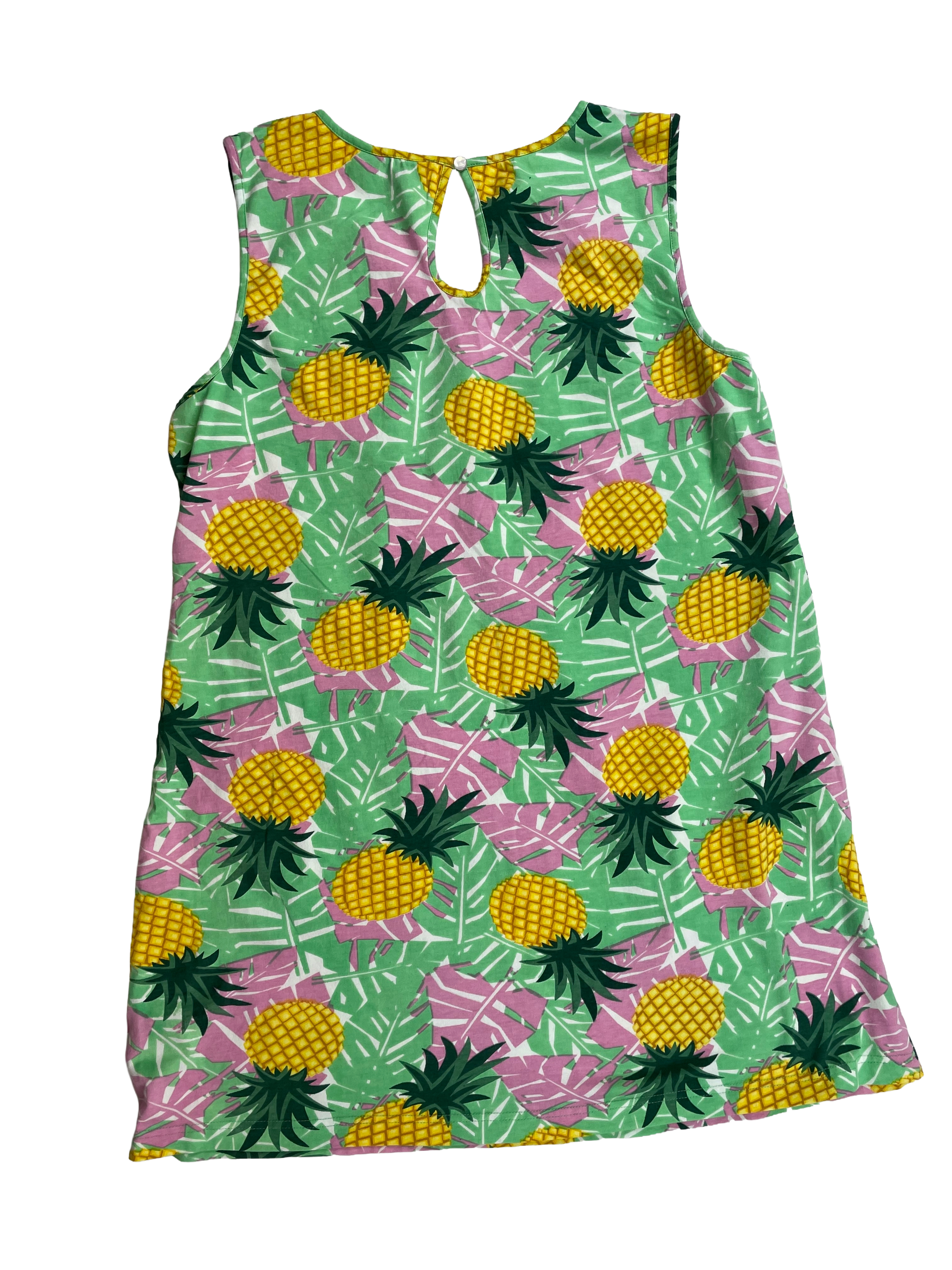 Charlie Paige Sleeveless Midi Pineapple Dress (L) - BinxBerry Consignment